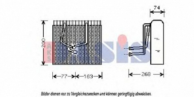 AKS DASIS 820264n -  Испаритель, кондиционер
